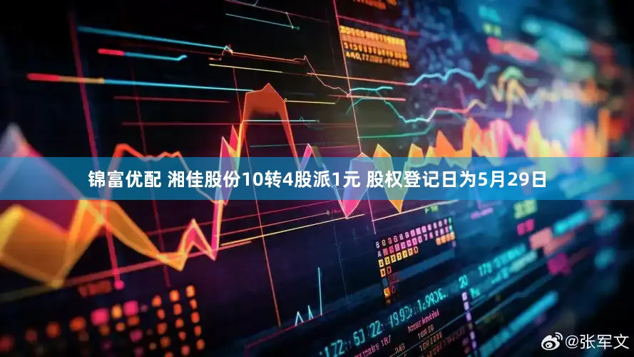 锦富优配 湘佳股份10转4股派1元 股权登记日为5月29日