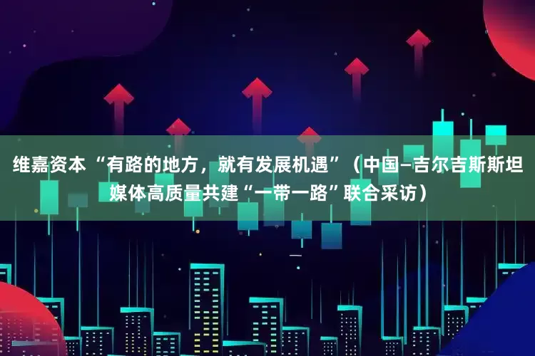 维嘉资本 “有路的地方，就有发展机遇”（中国—吉尔吉斯斯坦媒体高质量共建“一带一路”联合采访）